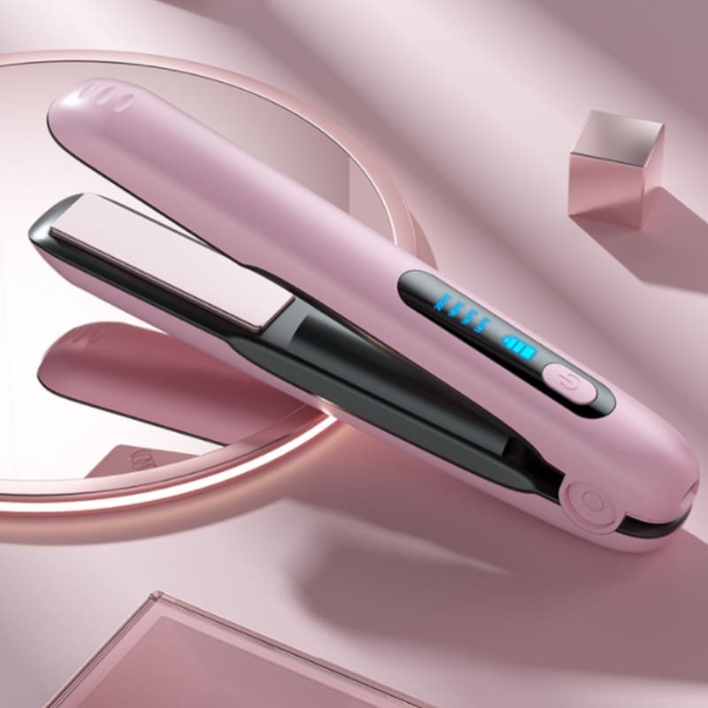 Kabelloser 2-in-1 Haarstyler für Glätten und Locken