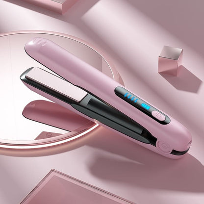 Kabelloser 2-in-1 Haarstyler für Glätten und Locken