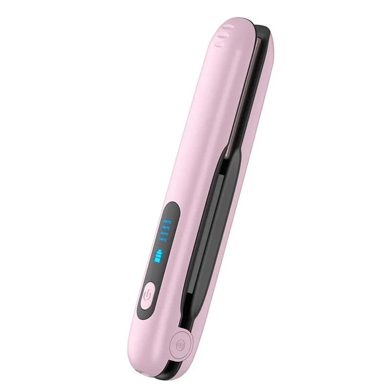 Kabelloser 2-in-1 Haarstyler für Glätten und Locken